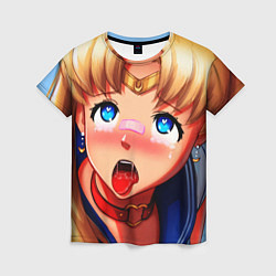 Футболка женская SAILOR MOON AHEGAO, цвет: 3D-принт