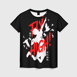 Футболка женская Haikyuu Haikyu Haikuu !, цвет: 3D-принт