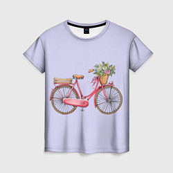 Футболка женская Bicycle, цвет: 3D-принт