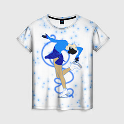Женская футболка Фигурное катание