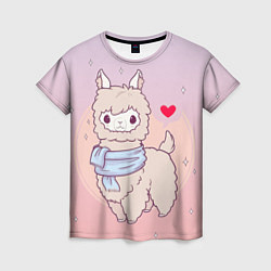 Женская футболка Альпака