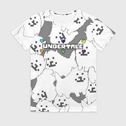 Футболка женская Undertale, цвет: 3D-принт