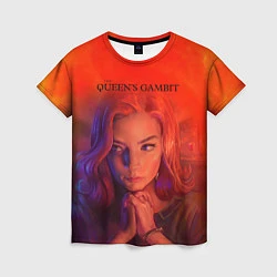 Футболка женская Queens Gambit Ход Королевы, цвет: 3D-принт