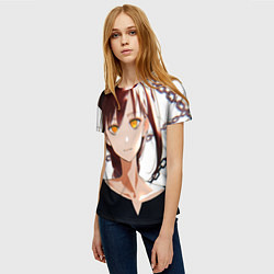 Футболка женская Chainsaw Man, цвет: 3D-принт — фото 2