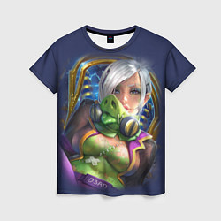 Футболка женская Девушка - Пиг, цвет: 3D-принт