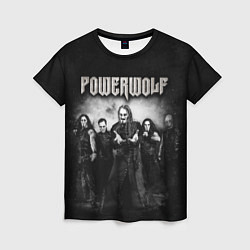 Футболка женская Powerwolf, цвет: 3D-принт