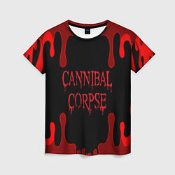 Футболка женская Cannibal Corpse, цвет: 3D-принт