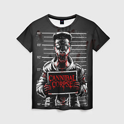 Футболка женская Cannibal Corpse, цвет: 3D-принт