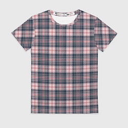 Футболка женская Клеточный узор, цвет: 3D-принт