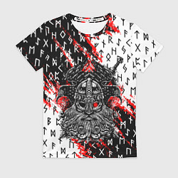 Футболка женская БОГ ОДИН, цвет: 3D-принт