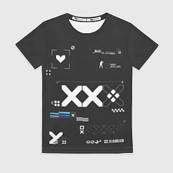 Женская футболка Desert Eagle: Printstream Graphite