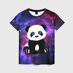 Футболка женская Space Panda, цвет: 3D-принт