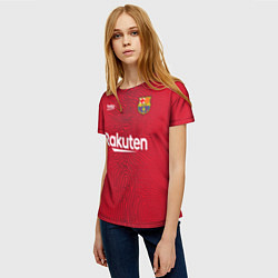 Футболка женская FC Barcelona Goalkeeper 202122, цвет: 3D-принт — фото 2