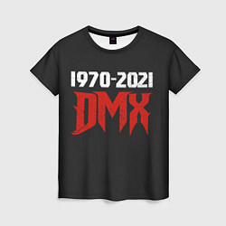 Женская футболка DMX 1970-2021