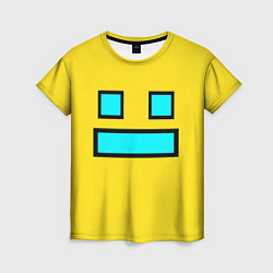 Футболка женская Geometry Dash: Smile, цвет: 3D-принт