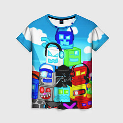 Футболка женская Geometry Dash, цвет: 3D-принт