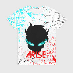 Футболка женская СОН ДЖИН ВУ SOLO LEVELING, цвет: 3D-принт