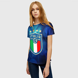 Футболка женская Сборная Италии, цвет: 3D-принт — фото 2