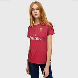 Футболка женская Г Мхитарян футболка Арсенал, цвет: 3D-принт — фото 2