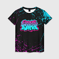 Футболка женская FRIDAY NIGHT FUNKIN NEON, цвет: 3D-принт