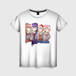Футболка женская Doki Doki Literature Club, цвет: 3D-принт