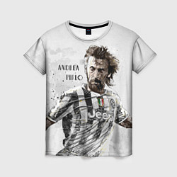 Футболка женская Andrea Pirlo, цвет: 3D-принт