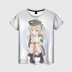 Футболка женская Girls und Panzer, цвет: 3D-принт