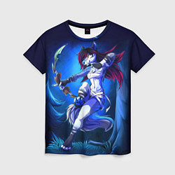 Футболка женская Furry warrior, цвет: 3D-принт