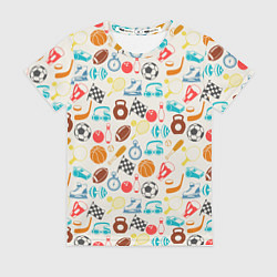 Женская футболка Спорт