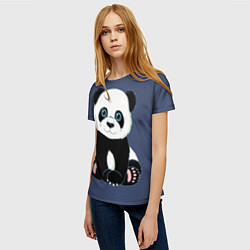Футболка женская Милая Панда Sweet Panda, цвет: 3D-принт — фото 2