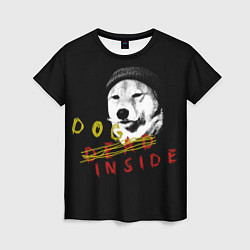 Футболка женская DOG INSIDE SF 3D, цвет: 3D-принт