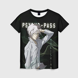 Футболка женская Сёго Макисима Psycho-Pass, цвет: 3D-принт