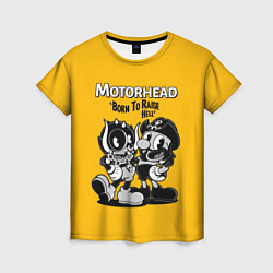 Футболка женская Motorhead x Cuphead, цвет: 3D-принт