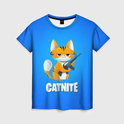 Футболка женская Catnite, цвет: 3D-принт