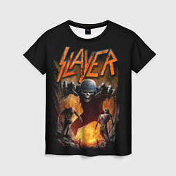 Футболка женская Slayer, цвет: 3D-принт