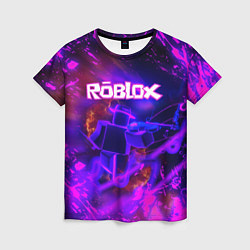 Футболка женская MUSIC ROBLOX РОБЛОКС Z, цвет: 3D-принт