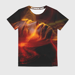 Футболка женская Fire Girl, цвет: 3D-принт