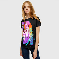 Футболка женская Jujutsu Kaisen , Сукуна неон, цвет: 3D-принт — фото 2