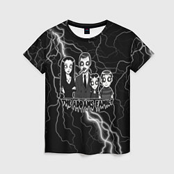 Женская футболка Addams family Семейка Аддамс