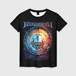 Футболка женская Megadeth, Super Collider, цвет: 3D-принт