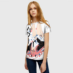 Футболка женская Power - Человек-бензопила, цвет: 3D-принт — фото 2