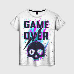 Футболка женская Game OVER - NEON 3D, цвет: 3D-принт