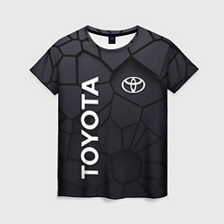 Футболка женская Toyota 3D плиты, цвет: 3D-принт