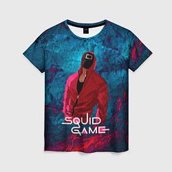 Футболка женская Сериал Squid game Игра в кальмара, цвет: 3D-принт