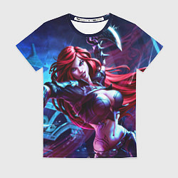Футболка женская Катарина League of legends, цвет: 3D-принт