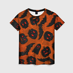 Футболка женская Halloween print, цвет: 3D-принт