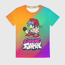 Футболка женская BOYFRIEND FRIDAY NIGHT FUNKIN, цвет: 3D-принт