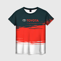 Футболка женская Toyota Texture, цвет: 3D-принт