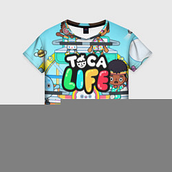 Футболка женская Toca Boca Тока Бока аттракцион, цвет: 3D-принт