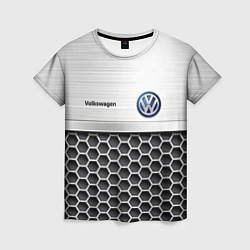 Футболка женская Volkswagen Стальная решетка, цвет: 3D-принт